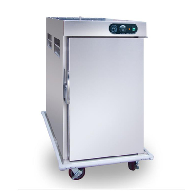 Porta di vetro commerciale del carretto elettrico del buffet di E-DBW-12B-21E doppia 24 carretti di scaldavivande di strati