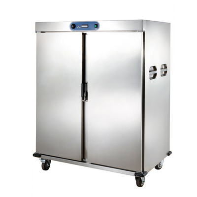 Porta di vetro commerciale del carretto elettrico del buffet di E-DBW-12B-21E doppia 24 carretti di scaldavivande di strati