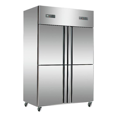 Le verdure commerciali di SCUC2D visualizzano porte del refrigeratore dritto del dispositivo di raffreddamento le doppie