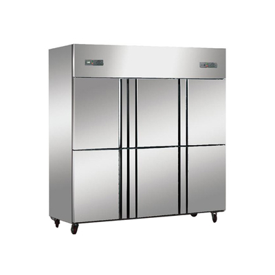 Le verdure commerciali di SCUC2D visualizzano porte del refrigeratore dritto del dispositivo di raffreddamento le doppie
