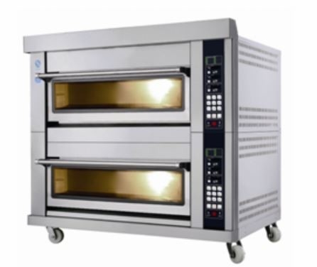 Singolo forno di gas dei vassoi della piattaforma 2 di acciaio inossidabile della macchina commerciale del pane