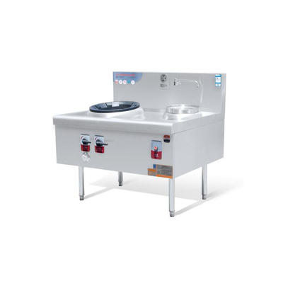 Stile cinese dello scaldino di 2 bruciatori 1 di acciaio inossidabile di DJJSCDWSB che cucina gamma