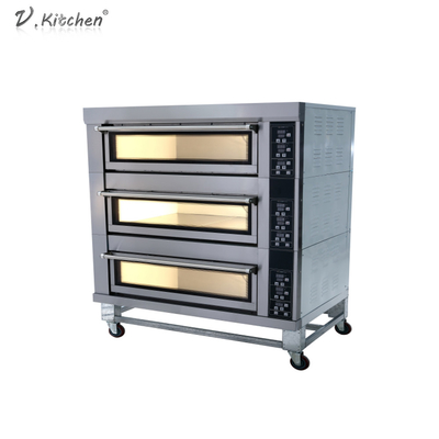 4 doppio forno elettrico Oven Machine della piattaforma 13.2kw dei vassoi