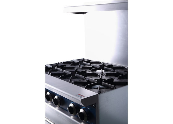 Bruciatore a 36 pollici 14,6 dell'attrezzatura della cucina del ristorante di Gkw 6-Open con il forno