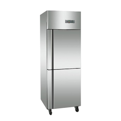 Le verdure commerciali di SCUC2D visualizzano porte del refrigeratore dritto del dispositivo di raffreddamento le doppie