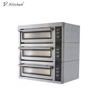 Pita Bread Bakery Oven Machine francese rotatoria 3 vassoi della piattaforma 3
