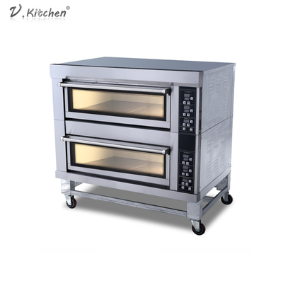 4 doppio forno elettrico Oven Machine della piattaforma 13.2kw dei vassoi
