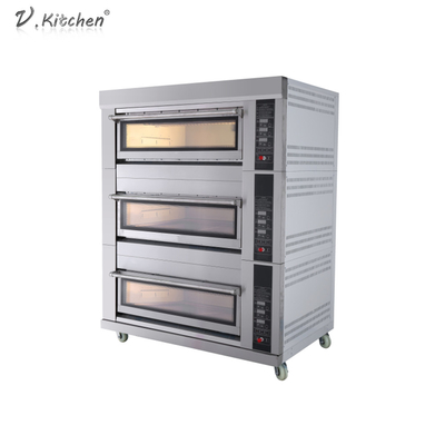 Forno rotatorio di convezione 220V Pita Bread Pizza Baking Gas